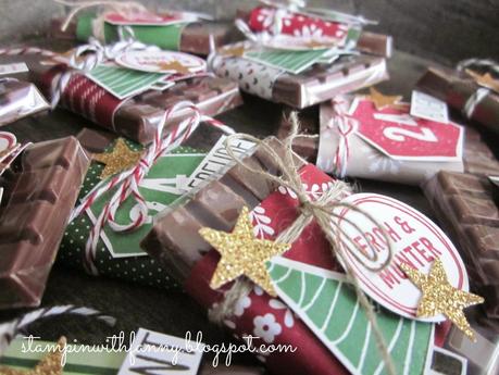Schokoladen-Goodies vom Adventskalender-Workshop