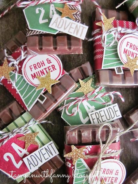Schokoladen-Goodies vom Adventskalender-Workshop