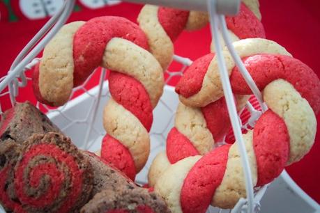 Weihnachtsbäckerei: Swirled Sugar Cookies & Candy Canes Cookies