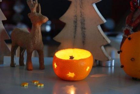 DIY Orangenwindlicht / DIY Orange lantern