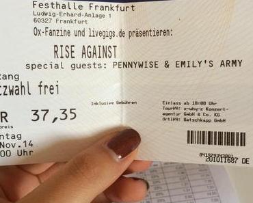 [Concert] Rise Against in Frankfurt!