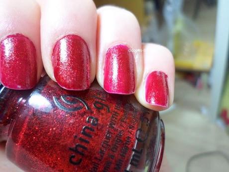 China Glaze '182 Ruby Pumps'-Tragebilder ♥