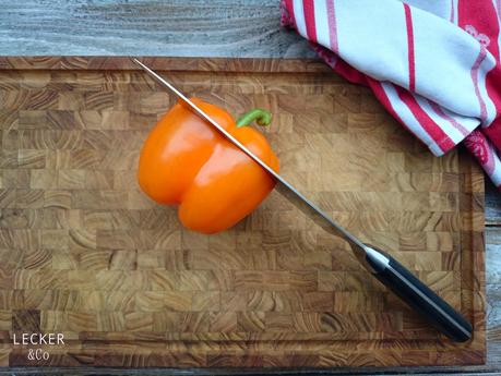 Catering-Praktikantin für einen Tag oder Kochen für Billy Idol und ein Paprika-Schneide-Hack Catering-Praktikantin für einen Tag oder Kochen für Billy Idol und ein Paprika-Schneide-Hack