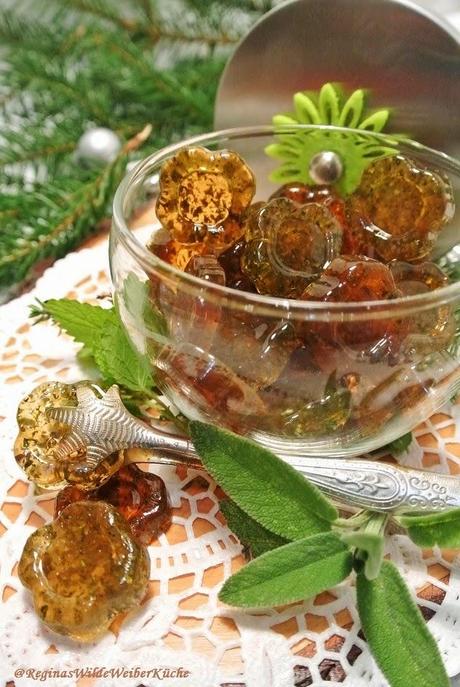 Kräuter-Zitronenmelisse Bonbons - Kulinarische Mitbringsel zur Weihnachtszeit erfreuen Gaumen und Gemüt!