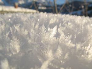 Eiskristalle im Schnee - schöner kann die Welt nicht sein...