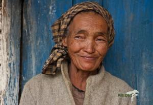 Portrait einer Frau im Hochland von Madagaskar, PRIORI Reisen.