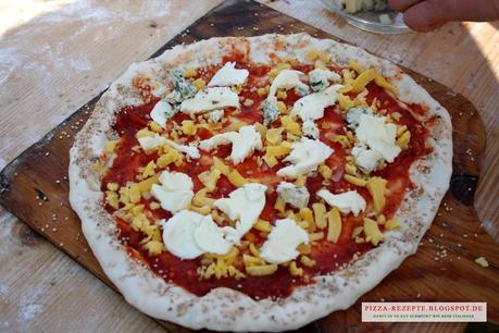 Pizza Quattro Formaggi (4 Käse)