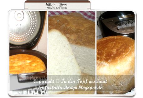 In den Topf geschaut * Milch - Brot... Mlečni beli hleb