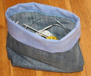 Utensilio aus einer alten Jeans