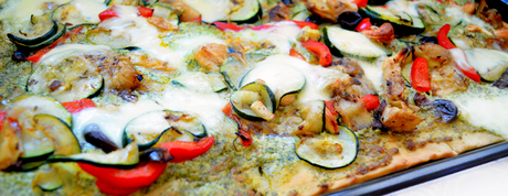 Orientalische Pizza vegetarisch und glutenfrei Header