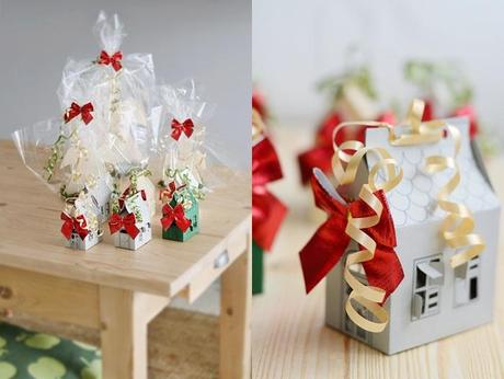 DIY | Weihnachtliche Papierhäuser zum Verschenken