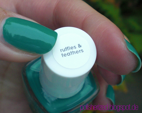 essie - ruffles & feathers...