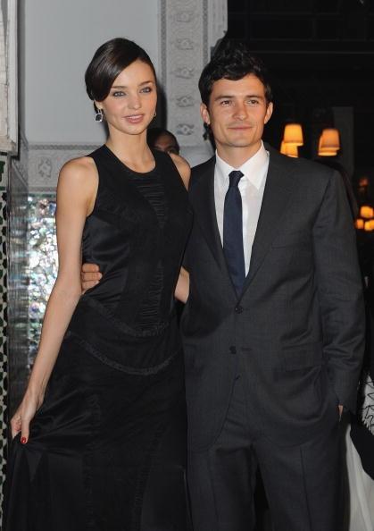 MARRAKECH, MOROCCO - NOVEMBER 26:  (L-R) Miranda Kerr and Actor Orlando Bloom attend the Mamounia hotel inauguration on November 26, 2009 in Marrakech, Morocco.  (Photo by Pascal Le Segretain/Getty Images)