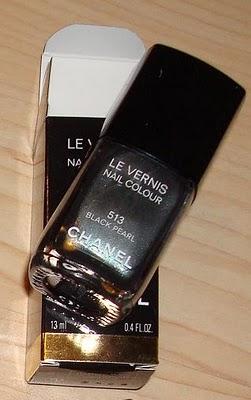 Chanel Black Pearl Nail colour