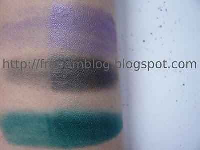 [Swatches] Catrice Lidschatten Petrol Keeps Me Running & The Violent Violet