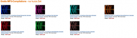 Nur kurze Zeit: kostenlose Mp3-Sampler bei Amazon – Musik bei Amazon runterladen