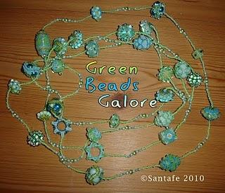 Green Beads Galore!