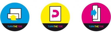 turn the tide – Doppelte Papiernutzung