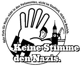 Faschismus ist keine Meinung - Gegen den NPD-Wahlkampfauftakt in Hamburg