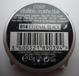 [Review] L'Oréal Lidschatten Color indefectible 24H