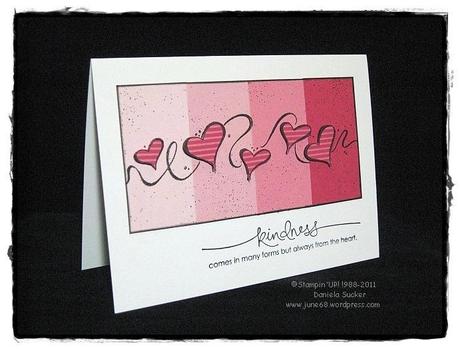 Stampin’UP! ~ kindness …..