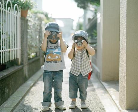 Zwei junge Japaner