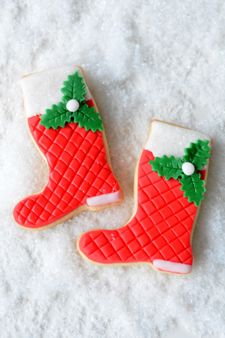 Weihnachtliche Fondant Kekse