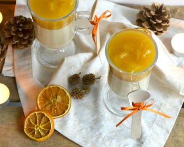 Zimt-PannaCotta mit Orangen-Lebkuchen-Kompott