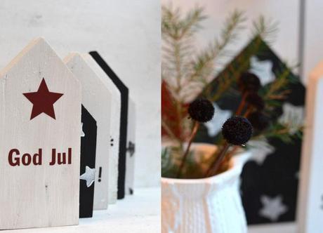 DIY // dreierlei weihnachtliche deko-holzhäuser