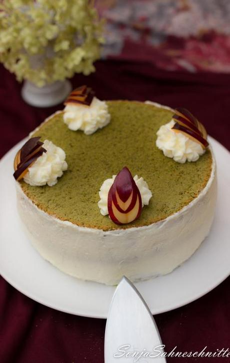 Matcha-Pflaumen-Torte (8 von 2)