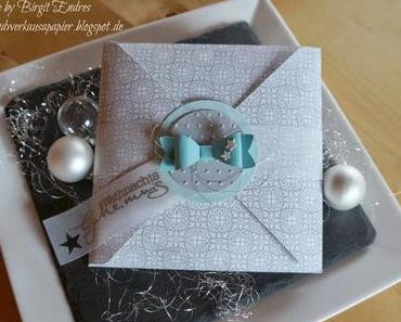 Geldscheinkarte - weihnachtlich