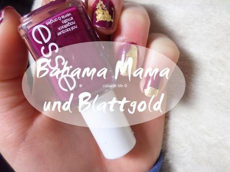Bahama Mama mit Blattgold-Nageldesign ♥