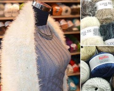 Gratisanleitung Damenstola mit Felloptik