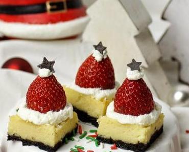 Santa-Mützen-Cheesecake .... HOHOHO!!!