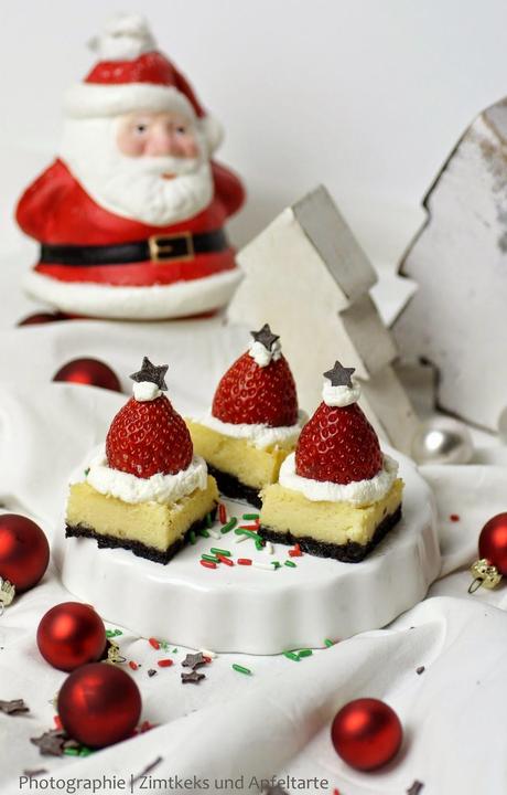 Santa-Mützen-Cheesecake .... HOHOHO!!!