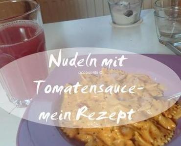 Nudeln mit Tomatensauce-Mein Rezept ♥