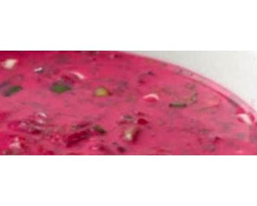 Rezept: Rote Bete Suppe mit Limone und Kokosmilch