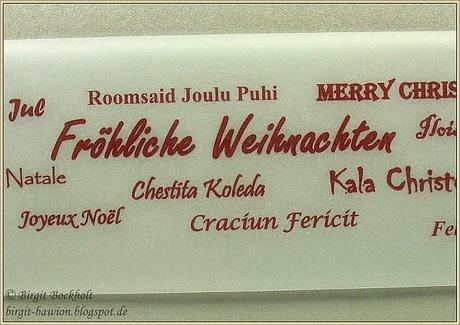 Last Minute Weihnachtskarte