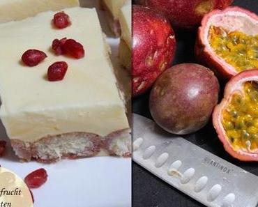 Passionsfruchtschnitten ohne backen - Oder wenn der Backofen weg ist