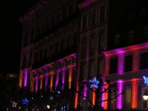 Straßburg mit weihnachtlicher Beleuchtung