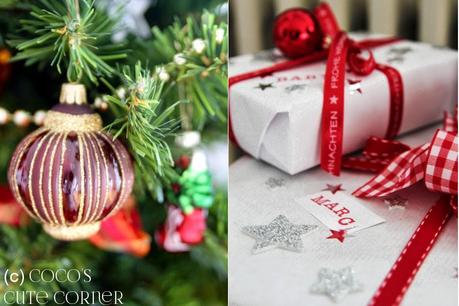 Weihnachtgeschenke und letzte Weihnachtsdetails - das Fest kann beginnen