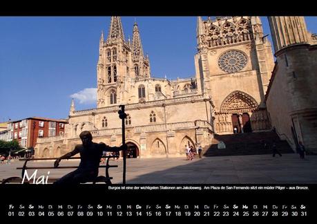 Mai:  Kathedrale in Burgos. - Foto: Erich Kimmich