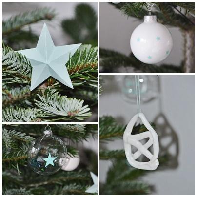Frohe Weihnachten - merry Christmas - Tannenbaum- Tischdeko und DIY Stern