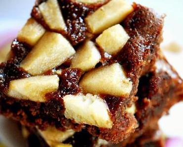 Schoko-Zimt-Happen mit Äpfeln [oder veräppelte Brownies]