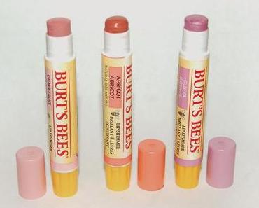Burt´s Bees Lip Shimmer Swatches