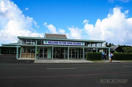 Das Flughafenterminal - Welcome to the Cook Islands