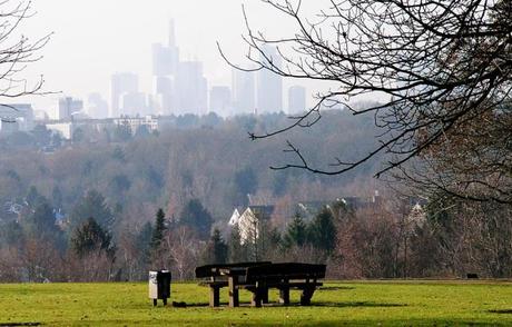 Januar 2014 Blick auf Frankfurt vom Lohrberg aus (Foto: Melanie Nowak)