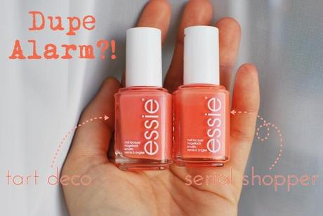 essie serial shopper tart deco dupe