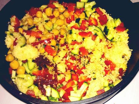 Essen to go: Couscous/ Bulgur Salat
