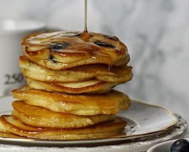 Mein Hausrezept für Blueberry-Pancakes... heute verrate ich es Euch!!!